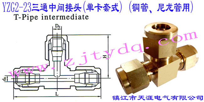 YZG2-23ͨg^(οʽ) (~)T-pipe Intermediate Connector