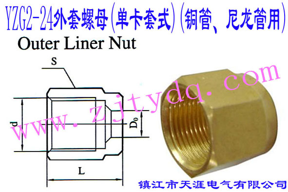 YZG2-24ĸ(οʽ)(~)Outer Liner Nut